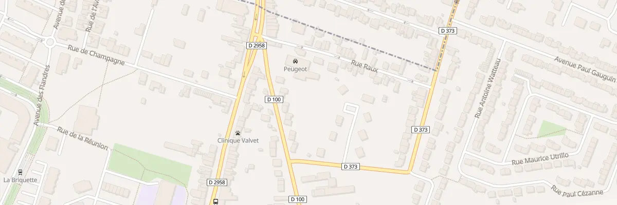 Plan du 9 Rue Camélinat à Marly