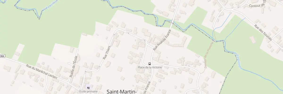 Plan du 8 Pl de la Victoire à Saint-Martin-sur-Écaillon