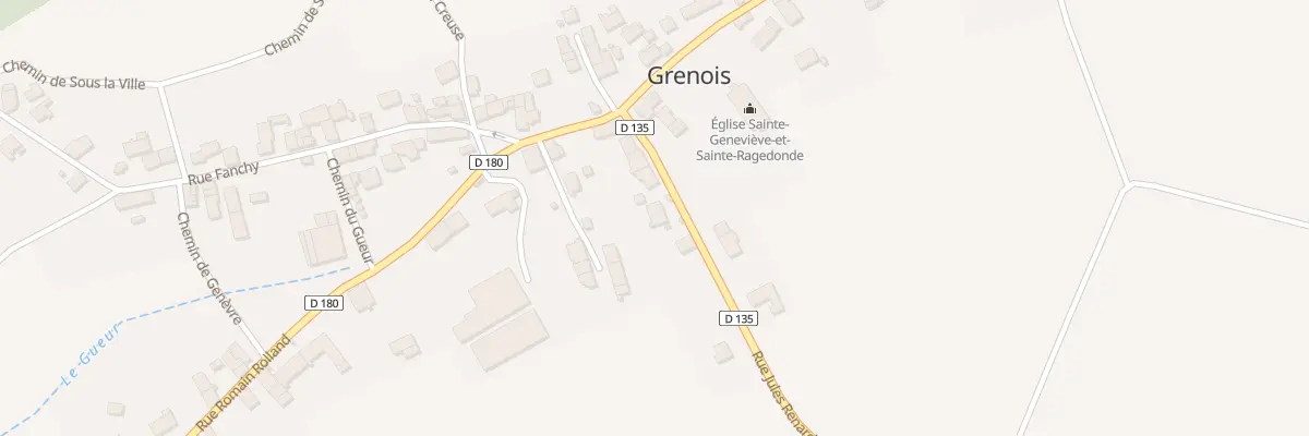 Plan du 4 Le Bourg à Grenois