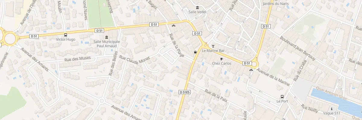Plan du 4 Rue de la Plage à Marseillan