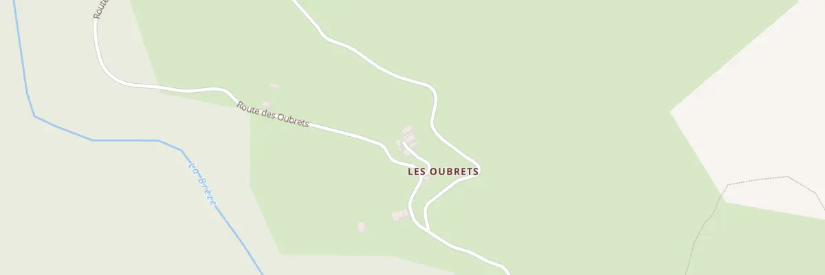 Plan du 5053 Les Oubrets à Meyrueis