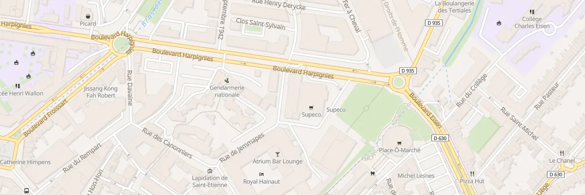 Plan du 3 Rue de Jemmapes à Valenciennes