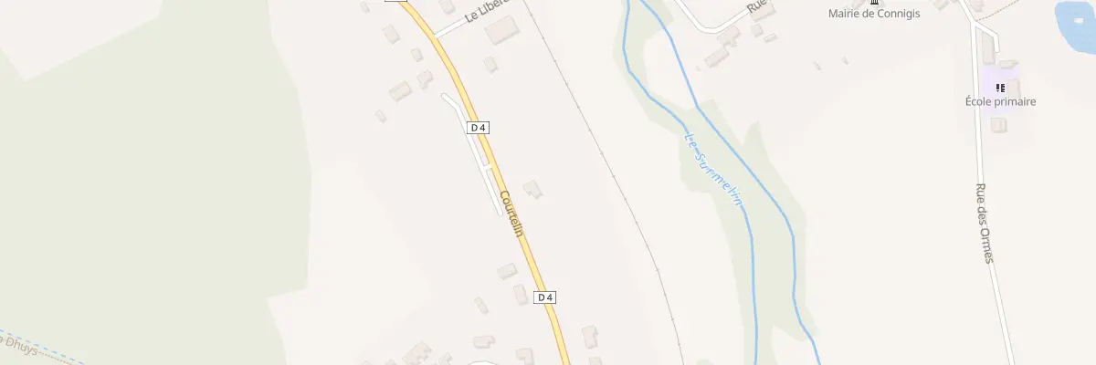 Plan du 2 Courtelin à Connigis