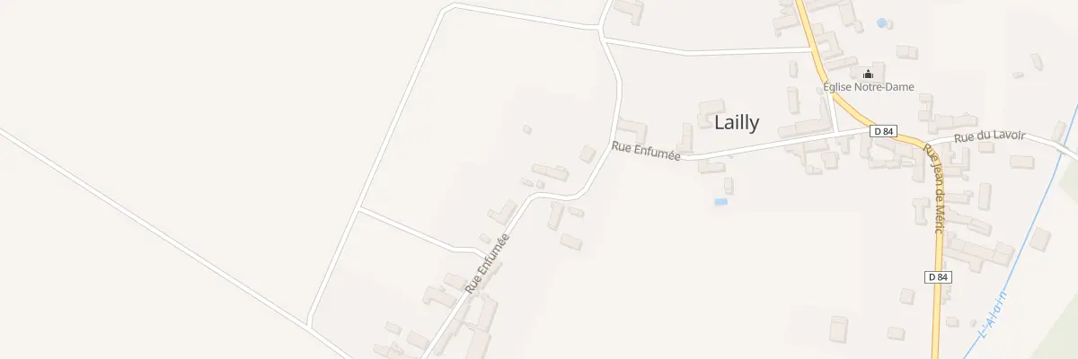 Plan du 8 Rue Enfumee à Lailly