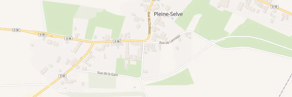 Plan du 1 Rue de Lanneau à Pleine-Selve