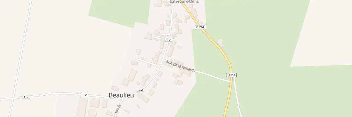 Plan du 1 Rue de la Renarde à Beaulieu