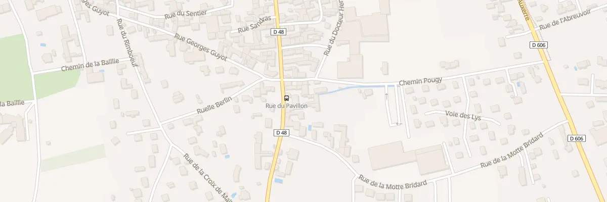Plan du 25 Rue du Pavillon à Appoigny