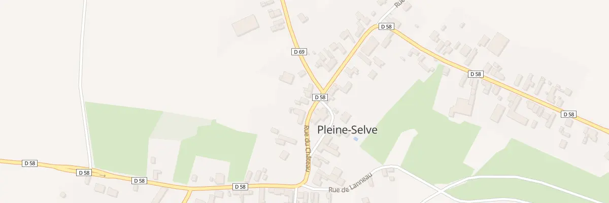 Plan du 8 Rue du Château à Pleine-Selve