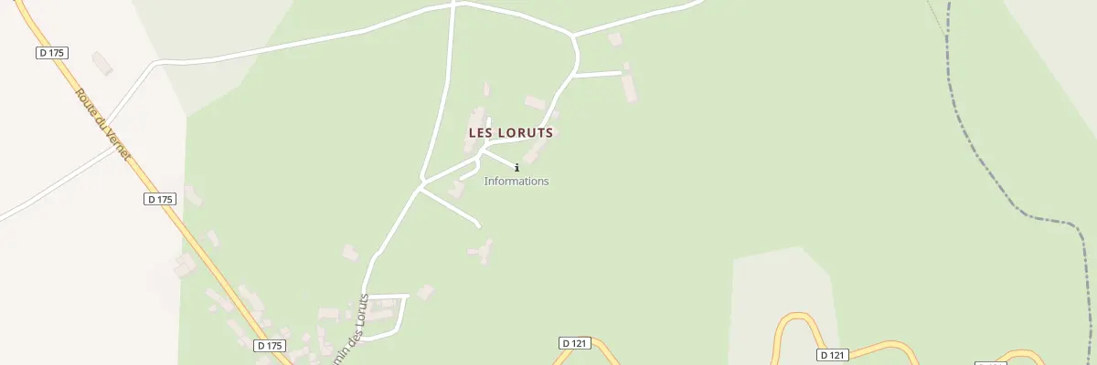 Plan du 14 Che des Loruts à Busset
