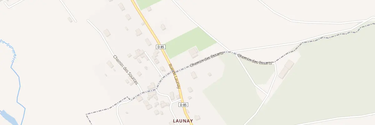 Plan du 5138 Rue de Launay à Crézancy