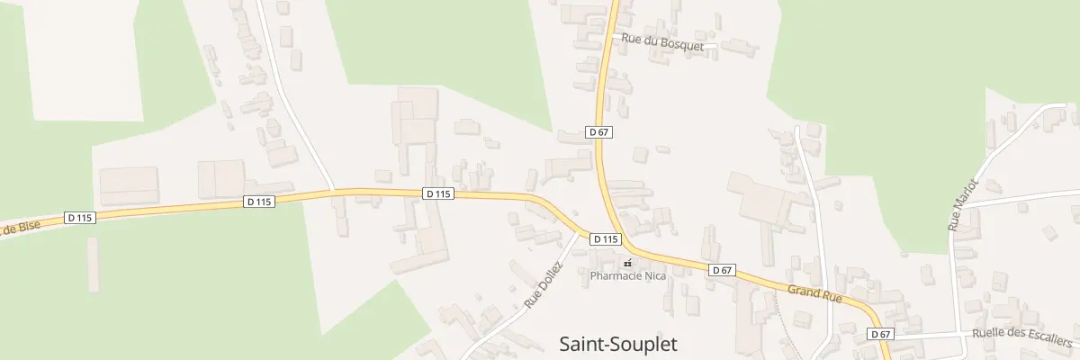 Plan du 2 Rue d’Escaufourt à Saint-Souplet