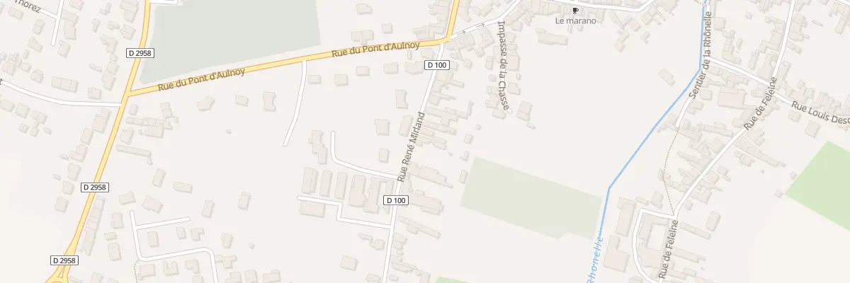 Plan du 37 Rue René Mirland à Aulnoy-lez-Valenciennes