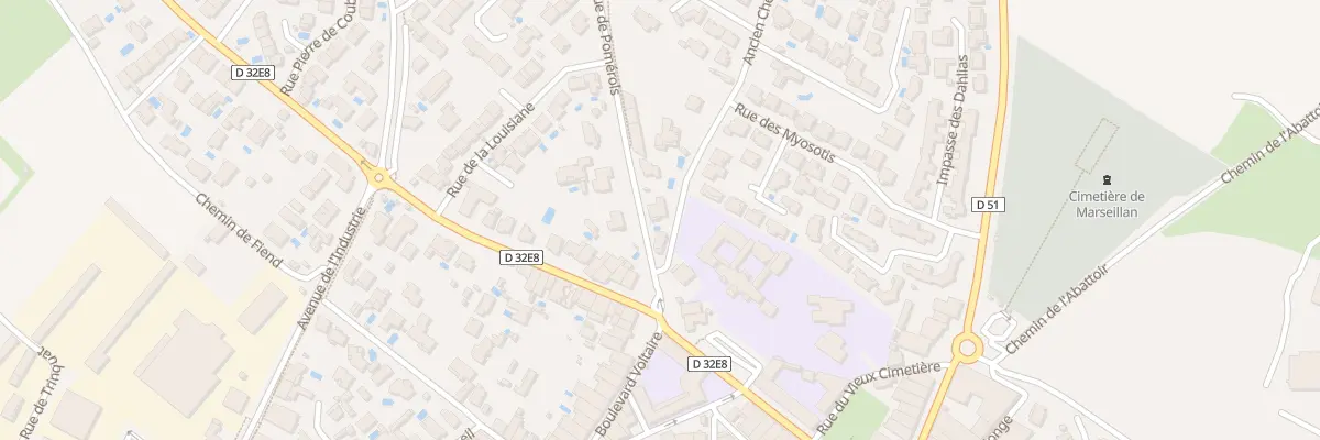 Plan du 4 Av de Pomerols à Marseillan