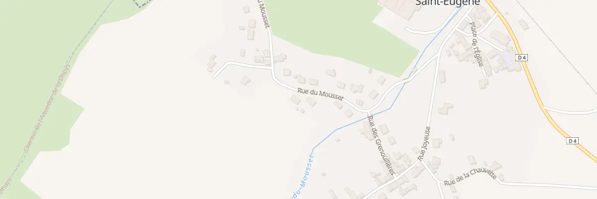 Plan du 10 Rue du Mousset à Saint-Eugène