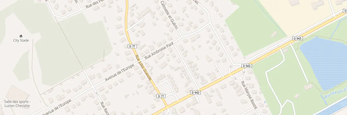 Plan du 13 Rue Hipollyte Rossignol à Migennes