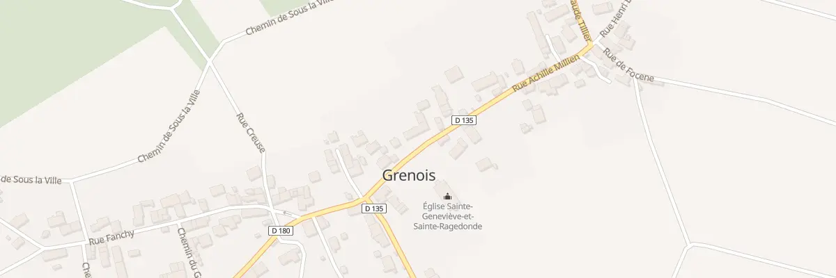 Plan du 47 Le Bourg à Grenois