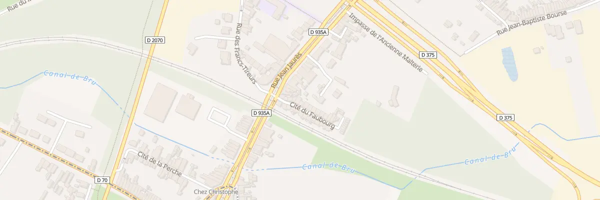 Plan du 7 Cité du Faubourg à Bruay-sur-l’Escaut