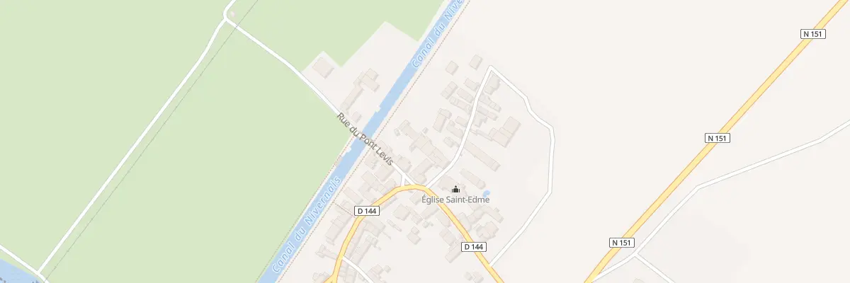Plan du 183 Le Bourg à Pousseaux