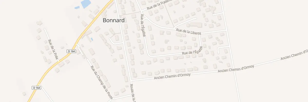 Plan du 7 Rue de l’Egalité à Bonnard