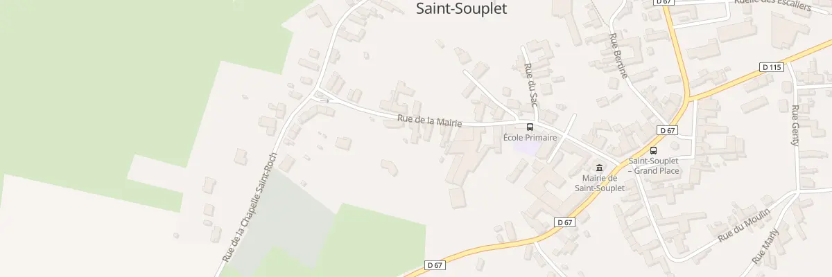 Plan du 19 Rue de la Mairie à Saint-Souplet
