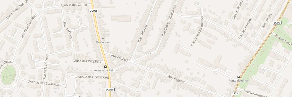 Plan du 69 Rue Védrines à Valenciennes
