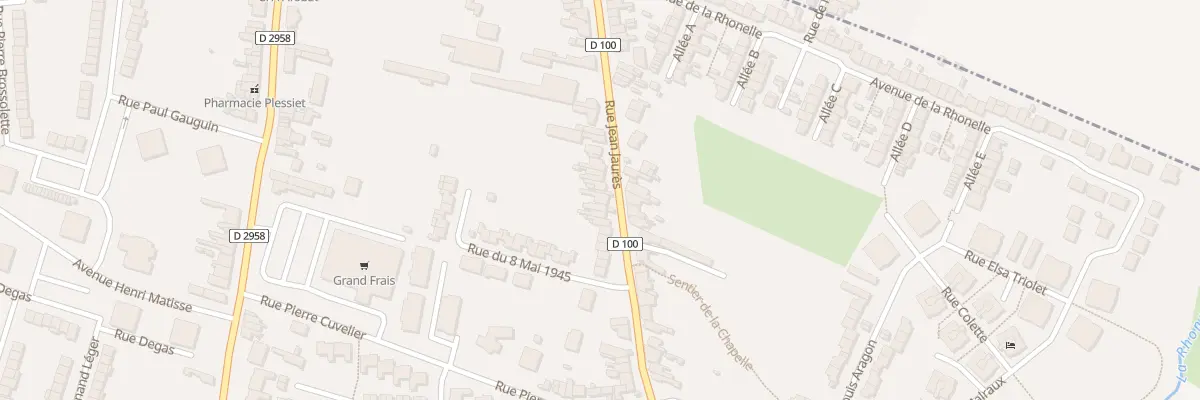 Plan du 71 Rue Jean Jaurès à Aulnoy-lez-Valenciennes