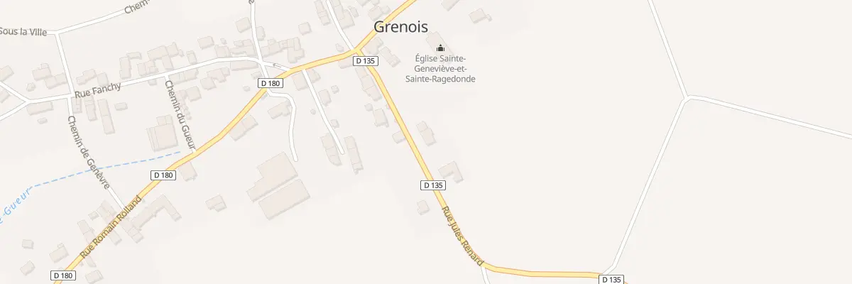 Plan du 5 Rue Jules Renard à Grenois