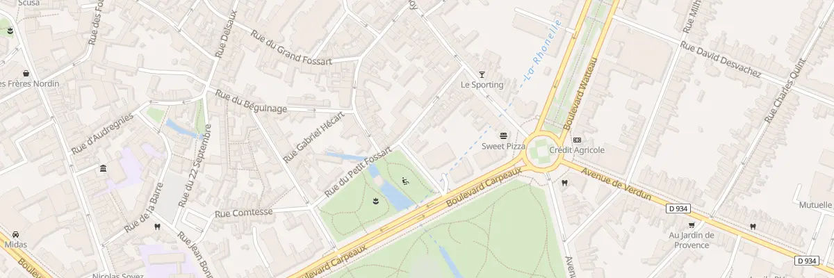Plan du 1 Rue Gustave Crauk à Valenciennes