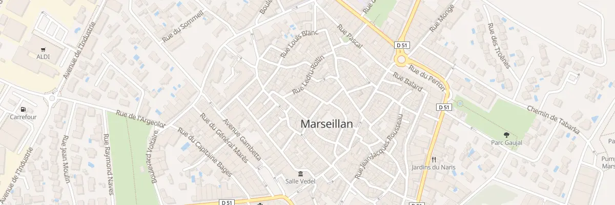 Plan du 5 Rue Galilee à Marseillan