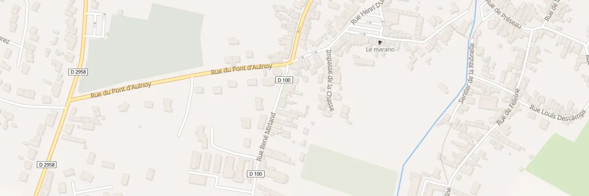 Plan du 25 Rue René Mirland à Aulnoy-lez-Valenciennes