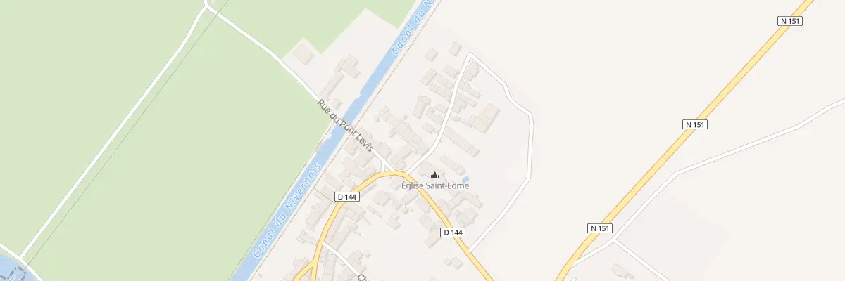 Plan du 111 Le Bourg à Pousseaux