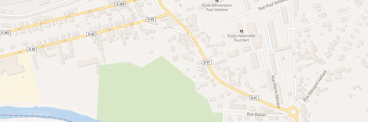 Plan du 20T Rue Victor Hugo à Migennes
