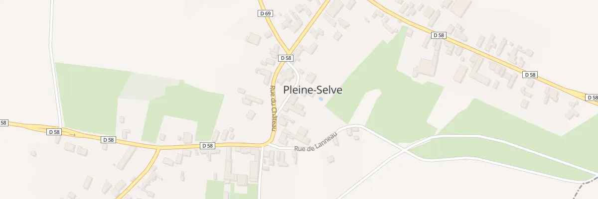 Plan du 3 Rue du Château à Pleine-Selve