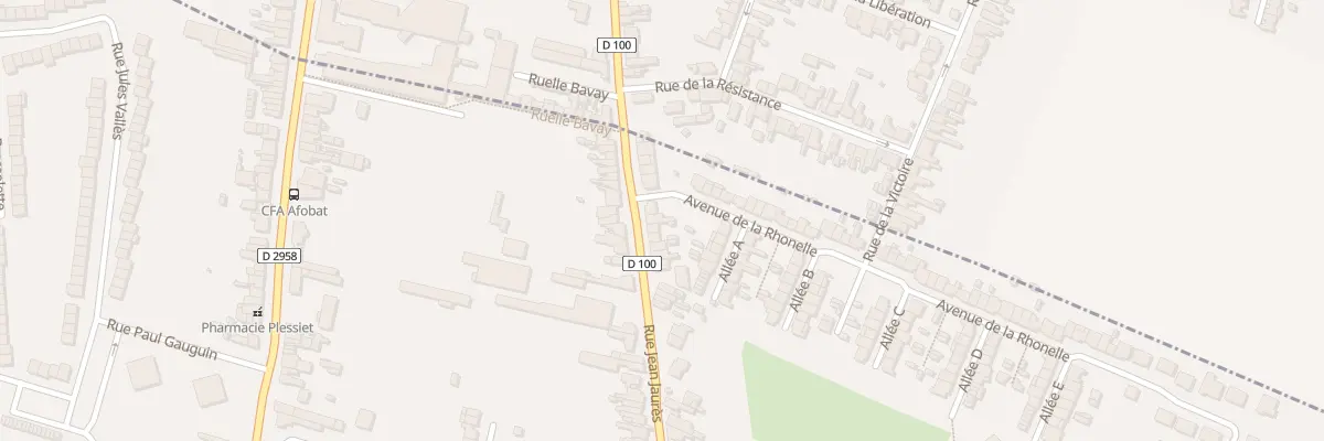 Plan du 90 Rue Jean Jaurès à Aulnoy-lez-Valenciennes