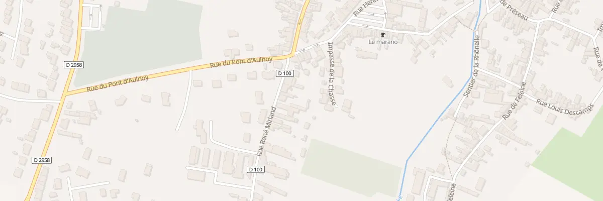Plan du 27 Rue René Mirland à Aulnoy-lez-Valenciennes