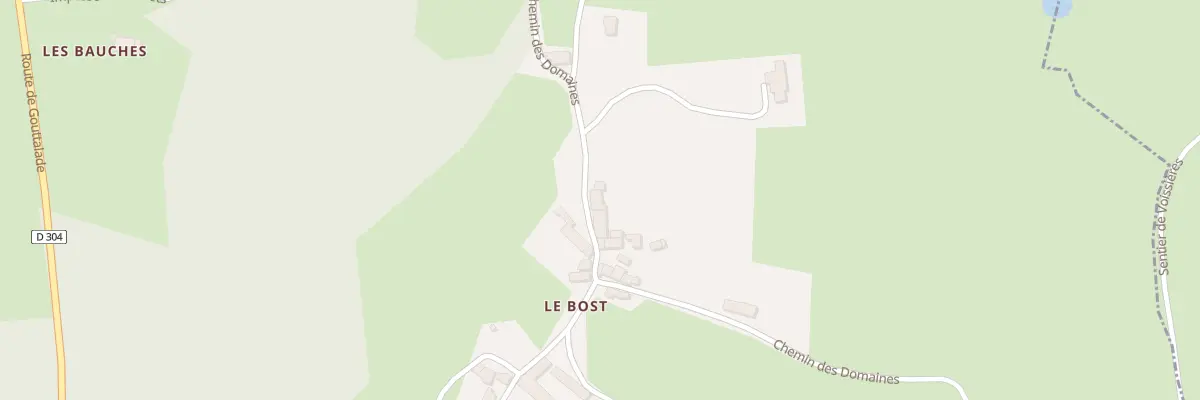 Plan du 5064 Le Bost à Ceilloux