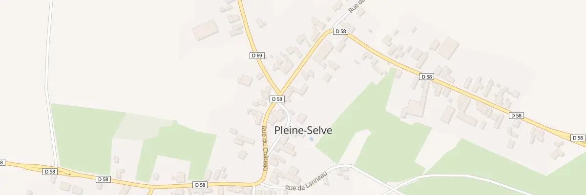 Plan du 9 Rue du Château à Pleine-Selve