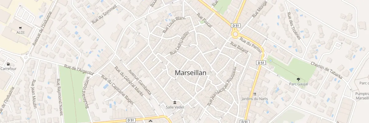 Plan du 17 Rue Jean Fayet à Marseillan