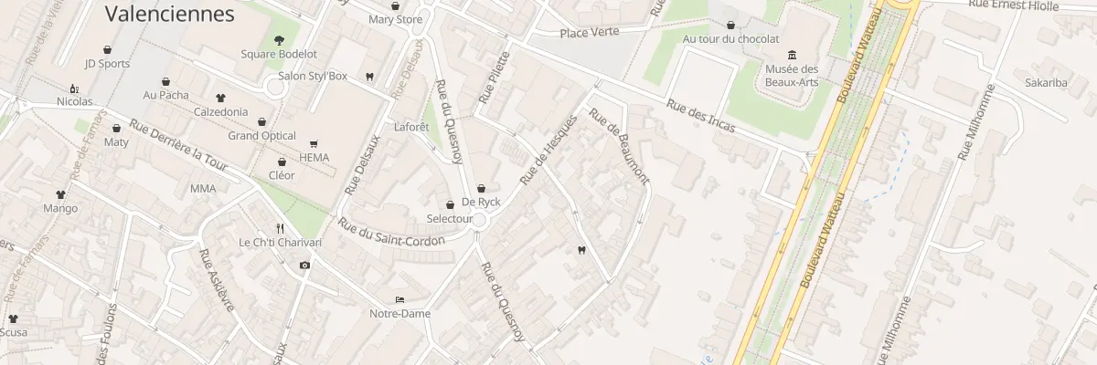 Plan du 2 Rue du Profond Sens à Valenciennes
