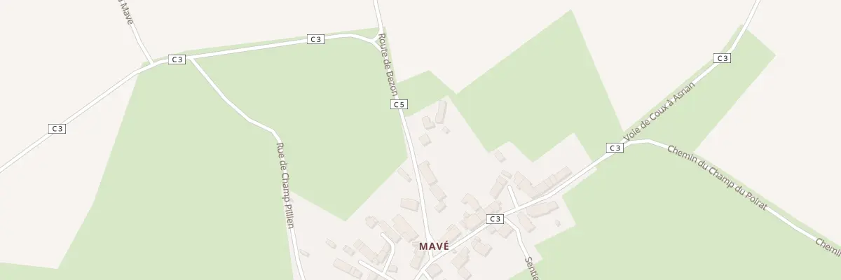 Plan du 9001 Mave à Moraches