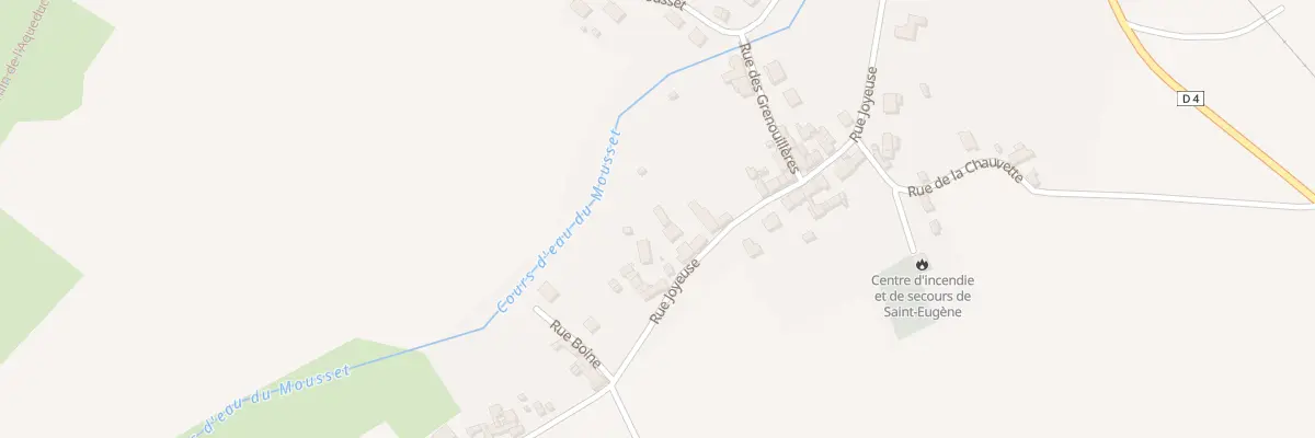 Plan du 36 Rue Joyeuse à Saint-Eugène