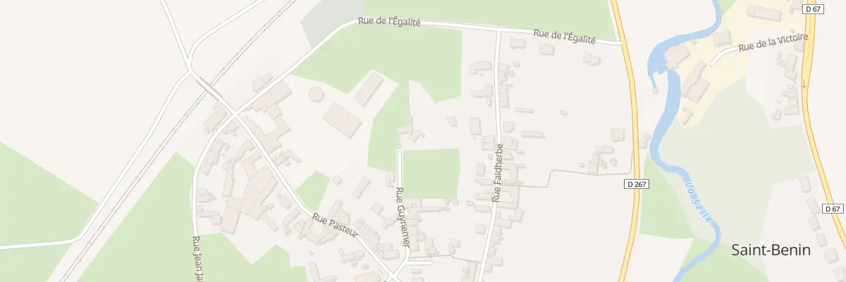 Plan du 12 Rue Guynemer à Saint-Benin