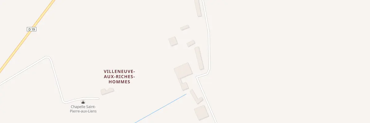 Plan du 75 Villeneuve à Trancault