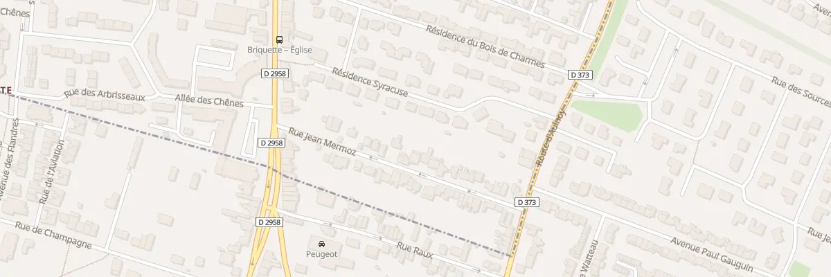 Plan du 19 Rue Jean Mermoz à Valenciennes