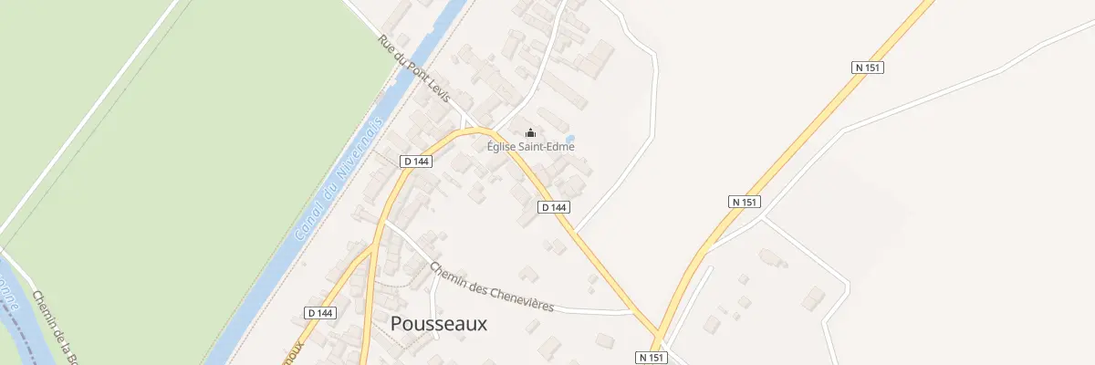 Plan du 4 Rue Robert Sursin à Pousseaux