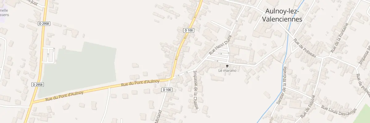 Plan du 21 Rue René Mirland à Aulnoy-lez-Valenciennes