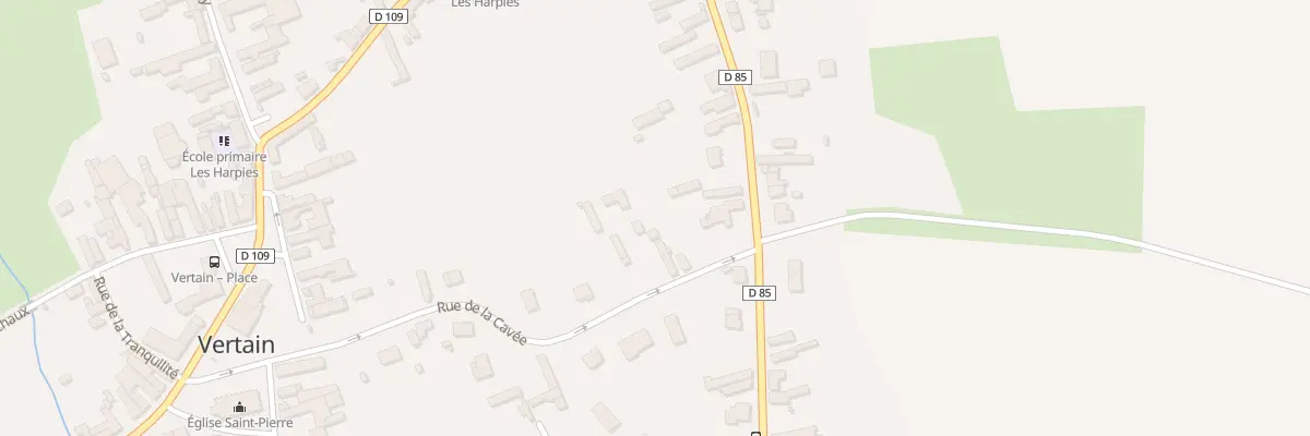Plan du 367 Rue de la Cavée à Vertain