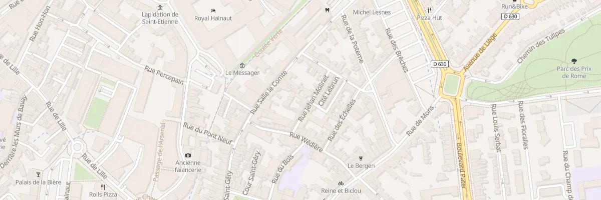 Plan du 5 Rue Jehan Molinet à Valenciennes