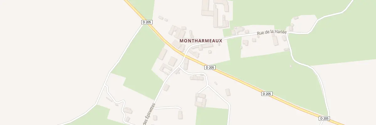 Plan du 1 Rue Jean Gault à Montlevon