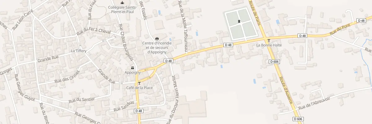 Plan du 23B Rue du Prof Pierre Mocquot à Appoigny